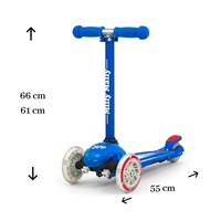 Detská kolobežka Milly Mally Scooter Zapp deep blue (poškodený obal)