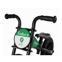 Detský balančný bicykel Qplay Feduro green