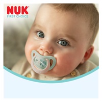 Cumlík NUK First Choice Night 6-18m 2 ks Hippo/Koala