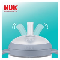 Kojenecká fľaša NUK Perfect Match na učenie so slamkou PENGUIN 150 ml