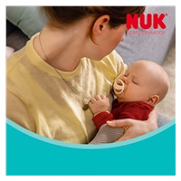 Cumlík NUK Perfect Match 0-6m 2 ks beige/red