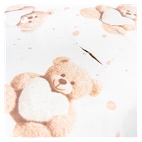 Zateplená zavinovačka do autosedačky New Baby Love Teddy Bear beige