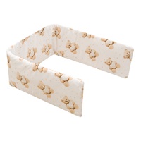 Mantinel do postieľky New Baby Love Teddy Bear beige