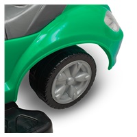 Detské odrážadlo s vodiacou tyčou 3v1 Baby Mix Mega Car zelené (Poškodený obal)