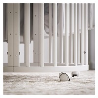 Detská rastúca postieľka 3v1 oválna + matrac New Baby biela