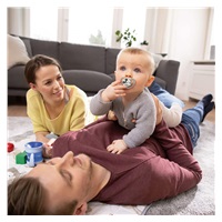 Cumlík NUK Perfect Match Air Disney Mickey Mouse  6-18 mesiacov red