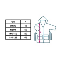 Detský froté župan New Baby blue