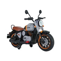 Detská elektrická motorka Baby Mix Rider sivá