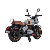 Detská elektrická motorka Baby Mix Rider sivá
