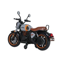 Detská elektrická motorka Baby Mix Rider sivá