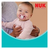 Dojčenský cumlík  NUK Perfect Match Air Night FIREFLY/LION 6-18m 2ks