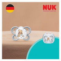 Cumlík NUK Perfect Match Air Disney Medvedík Pú  0–6 mesiacov grey