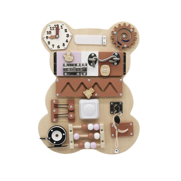 Aktivitná tabuľa Bear Montessori Baby Mix