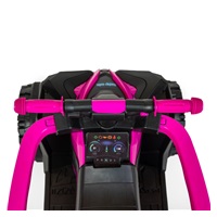 Detské odrážadlo s vodiacou tyčou Baby Mix Mega modré (Zánovný)