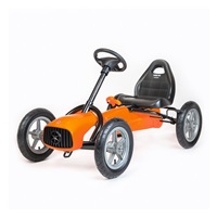 Detská šliapacia motokára Go-kart Baby Mix Buggy oranžová (Poškodený obal)