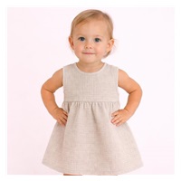 Dojčenské mušelínové šaty New Baby Ella linen