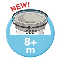 Detský hrnček Magic NUK Cup Mickey Mouse (8+ m.) 360 ° 230 ml