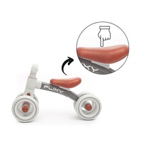 Detské odrážadlo s LED svetlom Milly Mally FLIXY grey