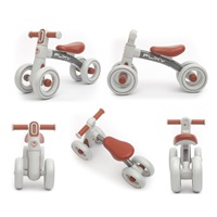 Detské odrážadlo s LED svetlom Milly Mally FLIXY grey