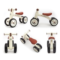 Detské odrážadlo s LED svetlom Milly Mally FLIXY cream