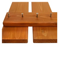 Detské drevené pieskovisko s poklopom a lavičkami Baby Mix 180x180 cm