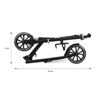 Detská kolobežka Milly Mally ULTIMATE black