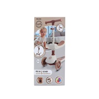 Trojkolesová balančná kolobežka-scooter so sedadlom FUZZY pre deti blue