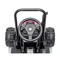 Elektrický traktor s prívesom Milly Mally Farmer ružová