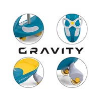 Detské gravitačné odrážadlo Gravity Milly Mally green yellow