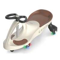 Detské gravitačné odrážadlo Gravity Milly Mally beige brown