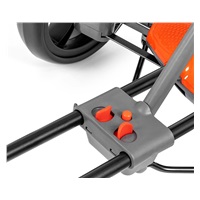 Elektrická motokára  s diaľkovým ovládaním a LED efektmi GOKART BOLT Milly Mally red