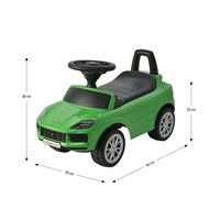 Detské odrážadlo Milly Mally Porsche Cayenne S green