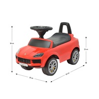 Detské odrážadlo Milly Mally Porsche Cayenne S red