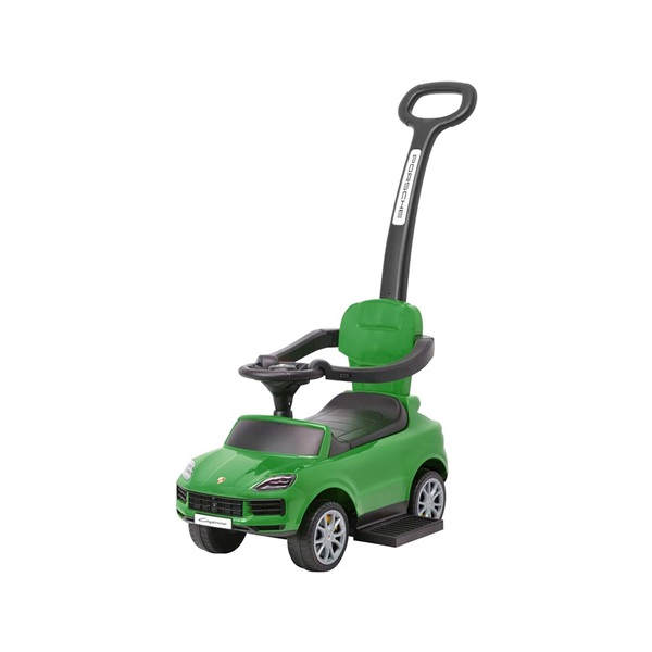 Detské odrážadlo s vodiacou tyčou Milly Mally Porsche Cayenne green