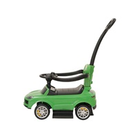 Detské odrážadlo s vodiacou tyčou Milly Mally Porsche Cayenne green