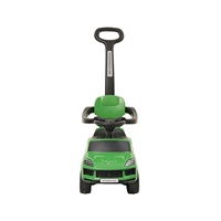 Detské odrážadlo s vodiacou tyčou Milly Mally Porsche Cayenne green