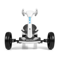 Elektrická motokára  s diaľkovým ovládaním a LED efektmi GOKART BOLT Milly Mally white