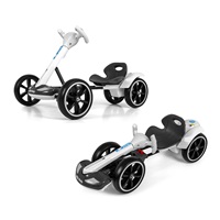 Elektrická motokára  s diaľkovým ovládaním a LED efektmi GOKART BOLT Milly Mally white