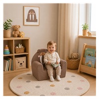 Detské manšestrové kreslo New Baby Mrož