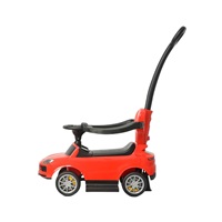 Detské odrážadlo s vodiacou tyčou Milly Mally Porsche Cayenne red