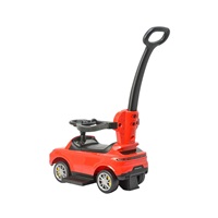 Detské odrážadlo s vodiacou tyčou Milly Mally Porsche Cayenne red