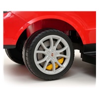 Detské odrážadlo s vodiacou tyčou Milly Mally Porsche Cayenne red