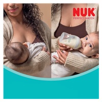 Kojenecká fľaša NUK Perfect Match s kontrolou teploty Hippo 260 ml