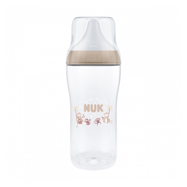 Kojenecká fľaša NUK Perfect Match s kontrolou teploty XL Monkey 360 ml