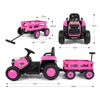 Elektrický traktor Milly Mally Rolly pink