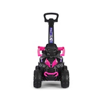 Detské odrážadlo s vodiacou tyčou Milly Mally Wild 3v1 pink