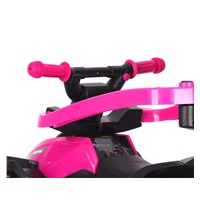 Detské odrážadlo s vodiacou tyčou Milly Mally Wild 3v1 pink
