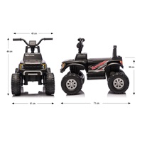 Elektrická štvorkolka Milly Mally Ford F-150 Raptor black
