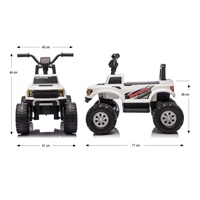 Elektrická štvorkolka Milly Mally Ford F-150 Raptor white
