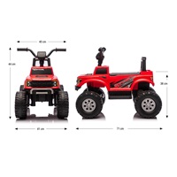 Elektrická štvorkolka Milly Mally Ford F-150 Raptor red